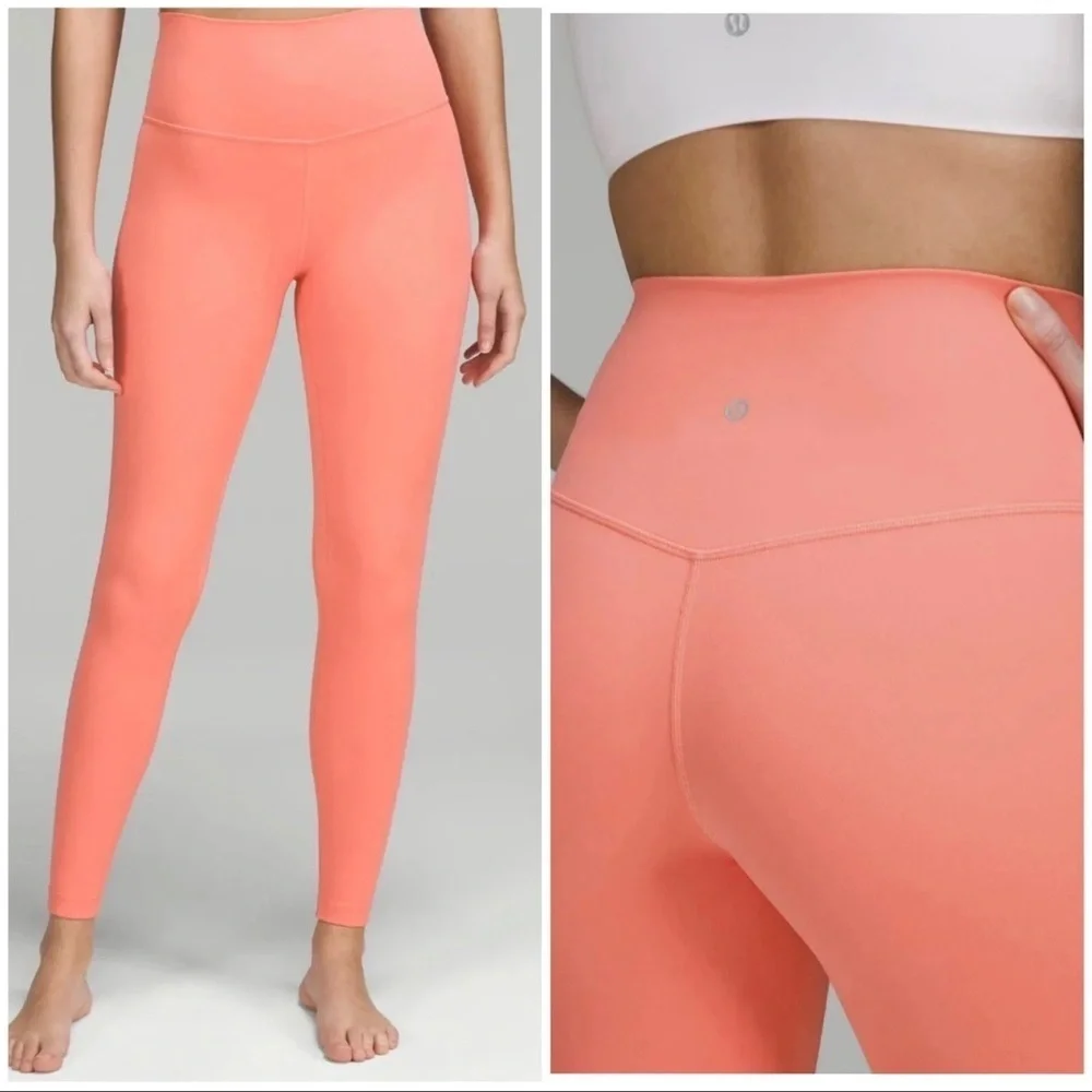 lululemon athletica Raspberry Cream Align Leggings
